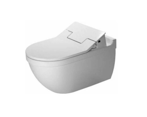 Унитаз, Duravit, Starck 3, подвесной, шгв 370-620-380, крышка с функцией биде, цвет-белый