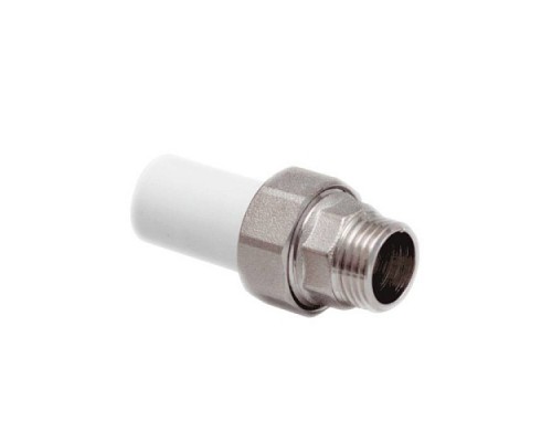Муфта тр PP-R бел комб разъем Дн25х1/2" Ру25 НР VALFEX 10158115