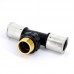 Тройник пресс-Н1/2" PVDF HENCO 50х1"1/2х50
