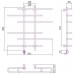Стилье Формат 15 Полотенцесушитель электрический 90x80h, цвет без покрытия 00515-8090