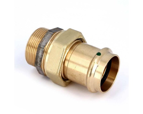 Муфта разъёмная пресс-Н бронза Sanpress VIEGA 42х1 1/2"