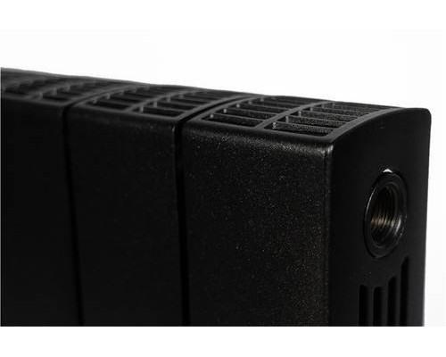 Rifar SUPReMO 500 4 секций, боковое подключение (антрацит)