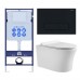 SET AQUATEK НИКА-017 4в1 (рама AQUATEK Standard INS-0000012+крепеж KKI-0000002+клавиша KDI-0000017+унитаз НИКА AQ2009-00 с тонким сиденьем soft-close) SET AQUATEK НИКА-017 4в1