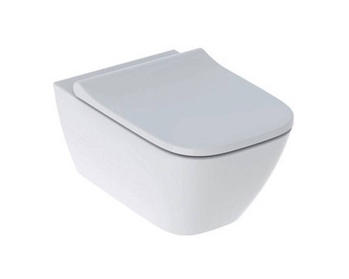 Унитаз подвесной Geberit Smyle безободковый Rimfree®, 54х35 см
