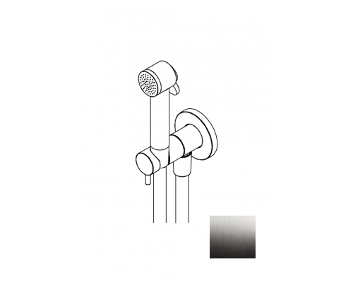 Гигиенический душ, Ritmonio, цвет-хром брашированный (Brushed Chrome)