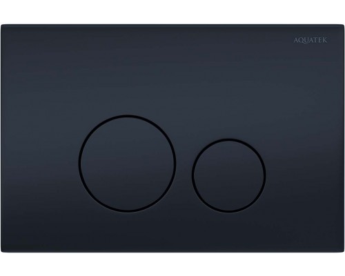 KDI-0000037 (023D) Панель смыва нержавеющая сталь, цвет Черный матовый (клавиши круглые) KDI-0000037