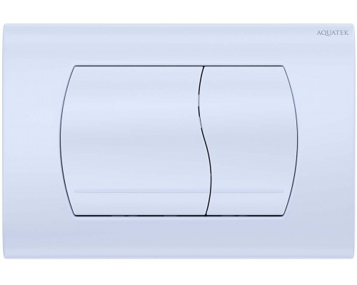 KDI-0000046 (021A) Панель смыва Белая глянец (клавиши прямоугольные) KDI-0000046
