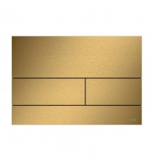 Клавиша смыва, TECE, TECEsquare II, для унитаза, шгв 220-3-150, цвет-PVD Brushed Gold Optic (с покрытием против отпечатков пальцев)