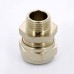 Муфта обжим-Н никелированная UNI-FITT 20х1/2"
