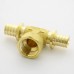 Тройник Uni-Fitt аксиальный -В 20 х 3/4" х 20