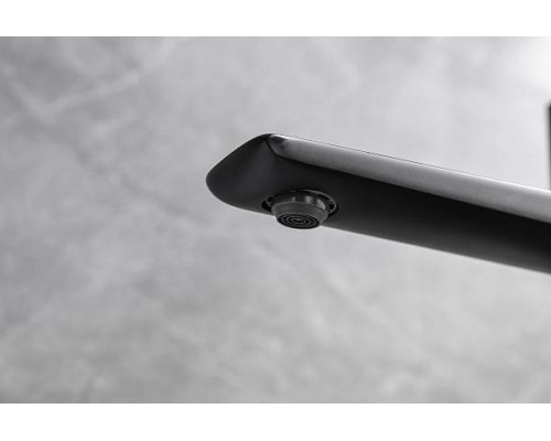Allen Brau Infinity Смеситель для ванны с душем, цвет: черный матовый 5.21009-31
