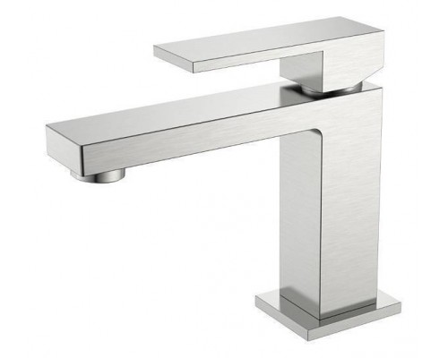 Boheme Qubic Смеситель для раковины, на 1 отв., цвет: nickel brush 471-NB Boheme Qubic Смеситель для раковины, на 1 отв., цвет: nickel brush 471-NB