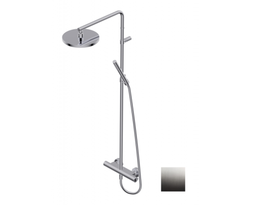 Душевая стойка, Ritmonio, Brass, цвет-хром брашированный (Brushed Chrome)