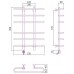 Стилье Формат 15 Полотенцесушитель электрический 60x80h, цвет без покрытия 00515-8060