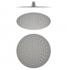 AQ2073BGM круглый верхний душ 2502 мм, оружейная сталь (шлиф. черный хром) AQ2073BGM