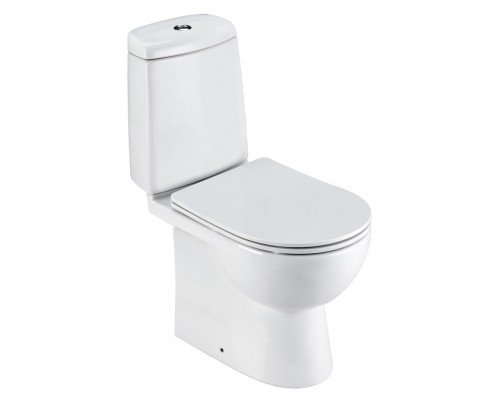 1.WH50.1.856 ОСТИН Унитаз-компакт 2РА сиденье дюропласт softclose, тонкое (12 шт = 1 палет) 1.WH50.1.856