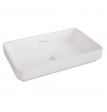 EVU002-00 VOX прямоугольная раковина-чаша для установки на столешницу, белая EVU002-00