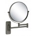 AQ4910BGM зеркало косметическое настенное 3х, оружейная сталь (шлиф. черный хром) AQ4910BGM