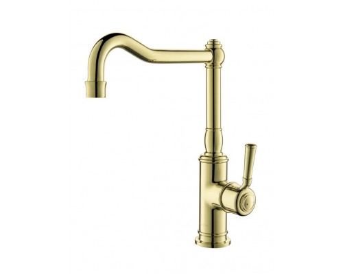 AQ1580PG КЛАССИК смеситель для кухни, полир. золото AQ1580PG