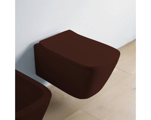 Унитаз, Artceram, A16, подвесной, шгв 360-525-360, цвет-Brown cocoa