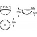327876000 Bol раковина-чаша D420х230 327876000