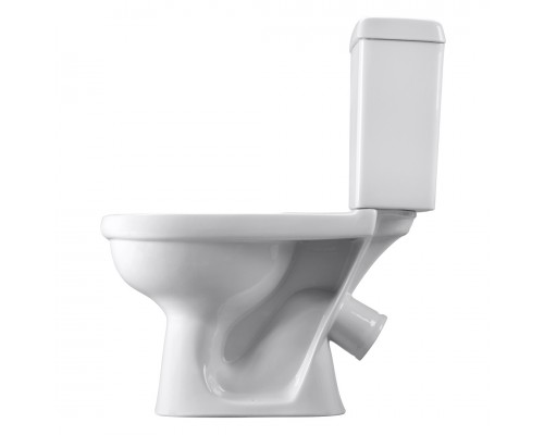 1P4053S0000BF Унитаз-компакт Визит белый, сидение полипропилен (арт.188053S0020B0), кос вып 1.P405.3.S00.00B.F