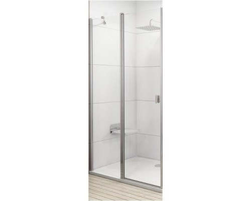 CRV2-100 дверь CHROME для комбинации с дверью или стенкой блестящий+стекло Transparent. 1QVA0C00Z1