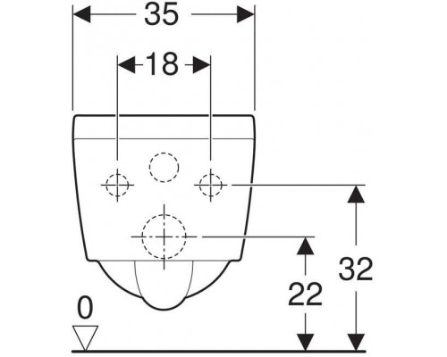 500.500.01.1 Geberit Xeno² Унитаз подвесной безободковый Rimfree® 500.500.01.1