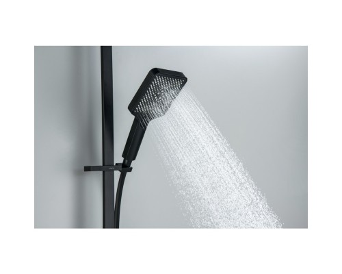 AQ2019MB ЛИБРА душевой гарнитур 3jet 68 см, матовый черный AQ2019MB