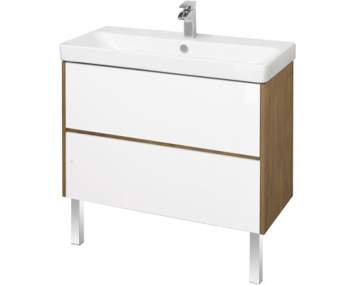 1A2519K0SDZ90 Набор: 1A251901SDZ90 Тумба-умывальник Сканди 90 Бел/Дуб Рустикальный/ 1WH501629 Раковина Адриана 90 1A2519K0SDZ90