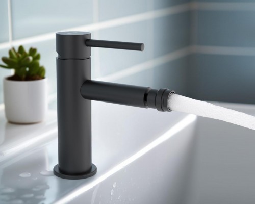 AQ1318MB ЕВРОПА смеситель для биде, матовый черный AQ1318MB