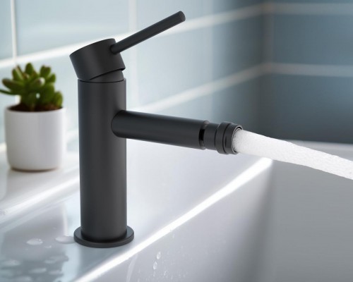 AQ1318MB ЕВРОПА смеситель для биде, матовый черный AQ1318MB