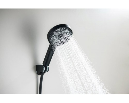 AQ2007MB ОБЕРОН ручной душ Select 130 3 jet, матовый черный AQ2007MB