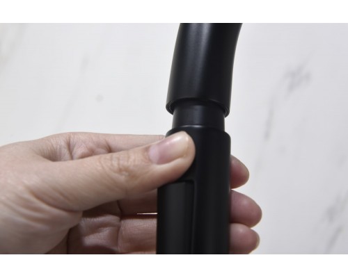 AQ1384MB ЕВРОПА смеситель для кухни с вытяжным изливом 2 jet, матовый черный AQ1384MB