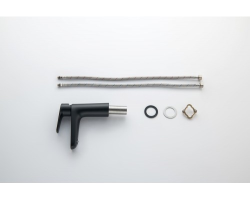 AQ1110MB БЕТТА смеситель для раковины 98, без донного клапана, матовый черный AQ1110MB