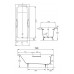 RUB PARALLEL E2949-00 ванна 150х70 с отверстиями для ручек E2949-00