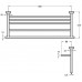 E77882-CP MECANIQUE полка для полотенец E77882-CP