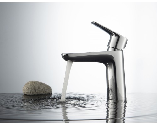 AQ1110CR БЕТТА смеситель для раковины 98, без донного клапана AQ1110CR