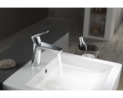 AQ1110CR БЕТТА смеситель для раковины 98, без донного клапана AQ1110CR