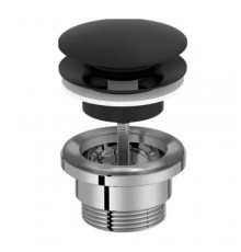 E30536-BL Push-open сливной набор для раковины матовый черный E30536-BL