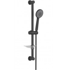 AQ2013MB БЕТТА душевой гарнитур 3jet 65 см, матовый черный AQ2013MB