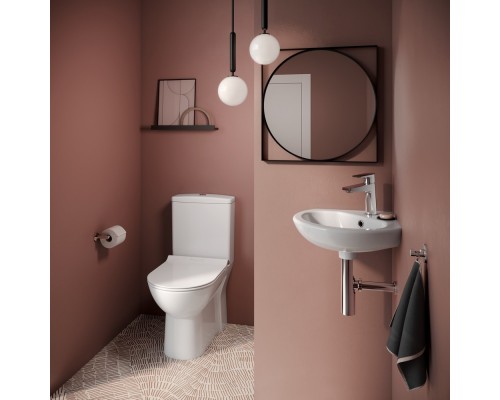 6716SL Friendly унитаз напольный, с тонким сиденьем с микролифтом, Serel 6716SL