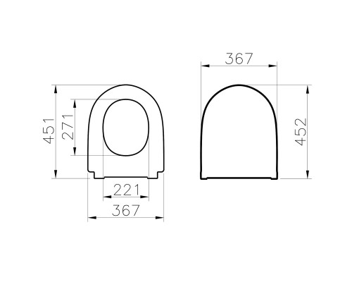 220-003R409 Сидение VitrA Nest с м/лифтом 220-003R409