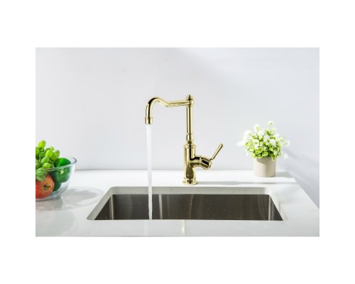 AQ1580PG КЛАССИК смеситель для кухни, полир. золото AQ1580PG