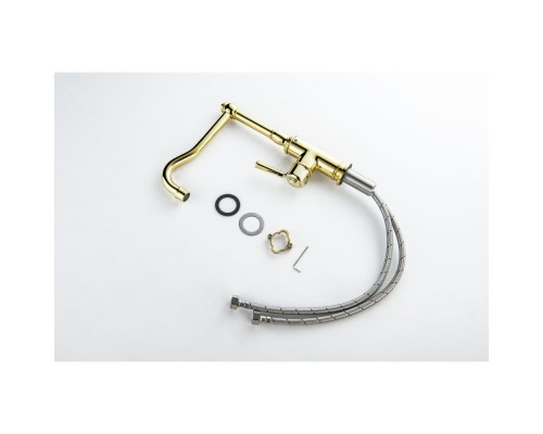 AQ1580PG КЛАССИК смеситель для кухни, полир. золото AQ1580PG