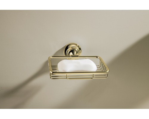AQ4533PG КЛАССИК мыльница решетка, полир. золото AQ4533PG