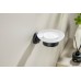 AQ4503MB КЛАССИК мыльница, матовый черный AQ4503MB