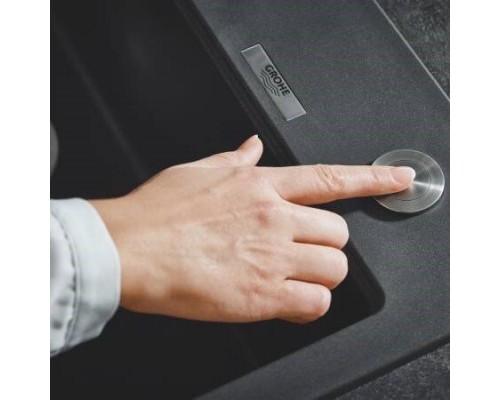 40986SD0 Сливной гарнитур для мойки с нажимным механизмом, матовая нержавеющая сталь 40986SD0