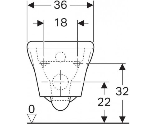 201460600 myDay Унитаз подвесной 4,5/6л Rimfree,с покрытием KeraTect Белый (Alpin) 201460600