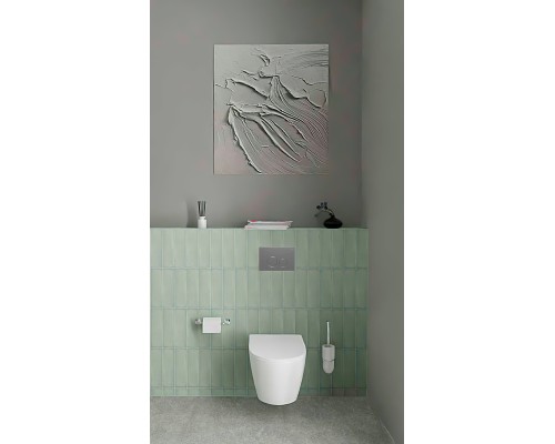 KDI-0000018 (005B) Панель смыва Хром глянец (клавиши круглые) KDI-0000018